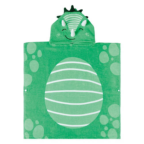 Kids Hooded Beach Towel - Dino Product Image Front shot 01