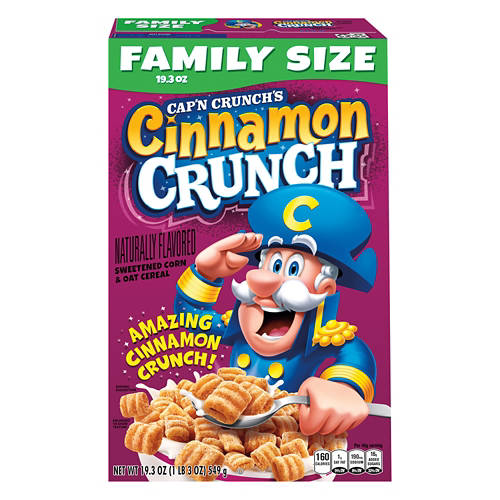 Cinnamon Crunch Cereal, 19.3 oz Product Image Front shot 01