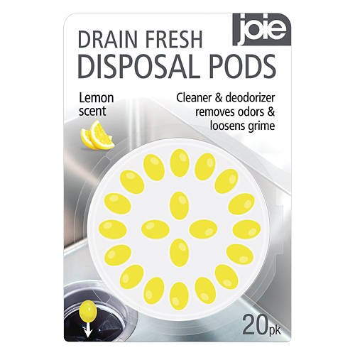 Lemon Scent Drain Fresh Disposal Pods, 20 pack