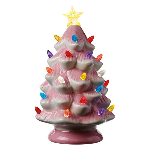 Hand Painted Ceramic Décor - Pink Tree