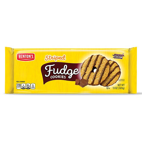 Fudge  Striped Shortbread Cookies, 13 oz