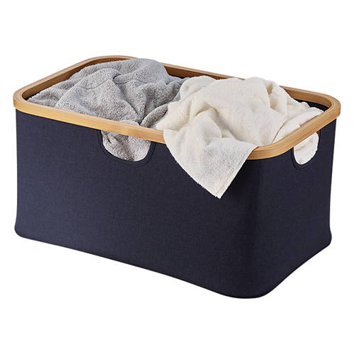 Collapsible Laundry Basket - Black