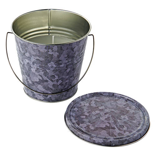 Citronella Tin Candle - Galvanized