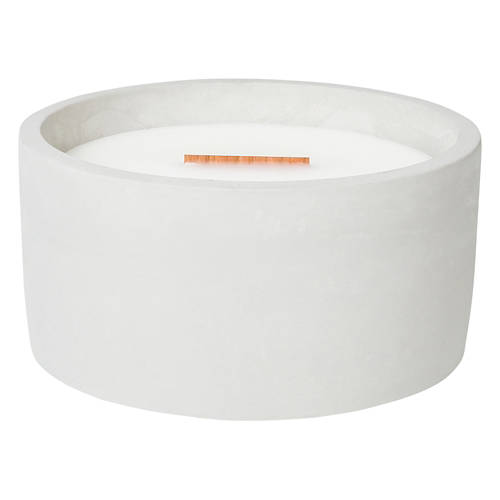 Round Shaped Outdoor Concrete Candle, 26.4 oz