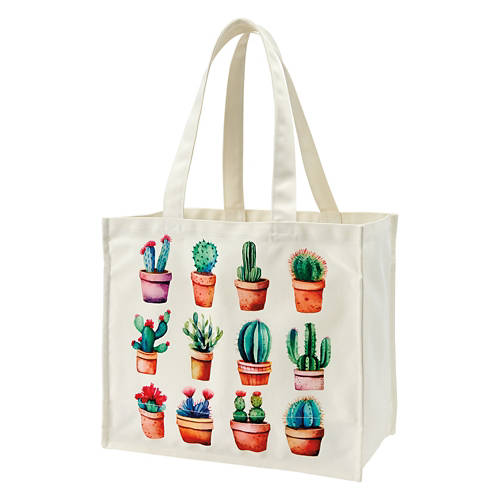 Recycled Material Tote - Succulent