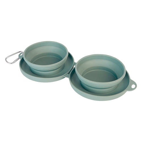 Collapsible Pet Travel Bowl - Green