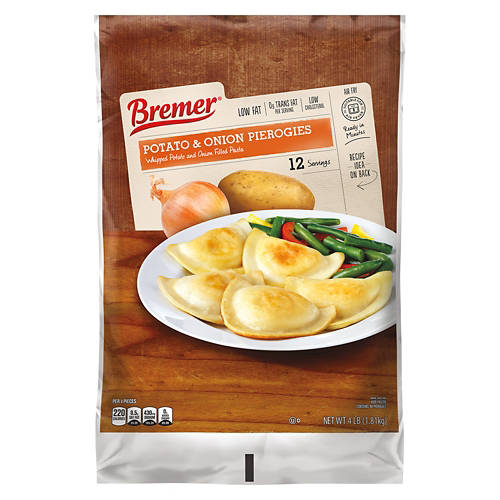 Onion Pierogies, 64 oz Product Image Front shot 01