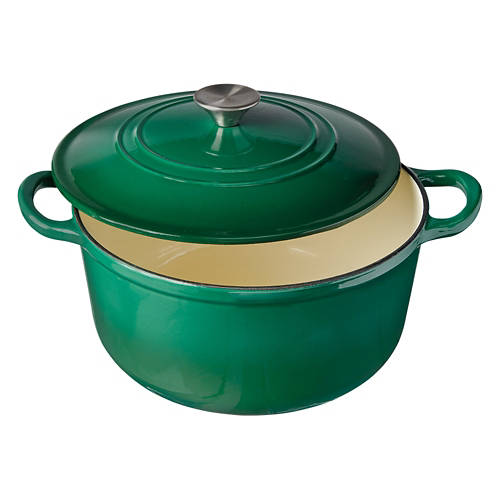 Cast Iron 6 Qt. Dutch Oven, Green