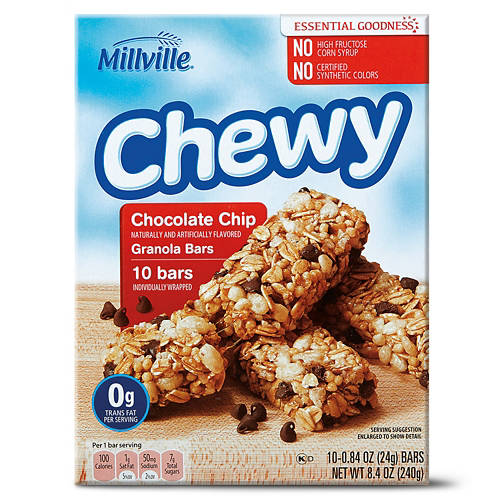 Chewy  Chocolate Chip Granola Bars, 10 count