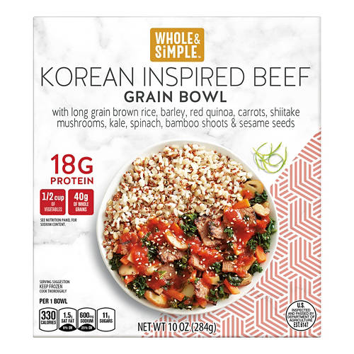 Korean Inspired Beef Grain Bowl, 10 oz