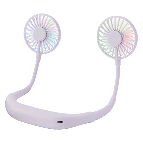 USB Rechargeable Neck Fan, Purple