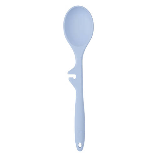 Clip On Silicone Utensil - Spoon, Blue