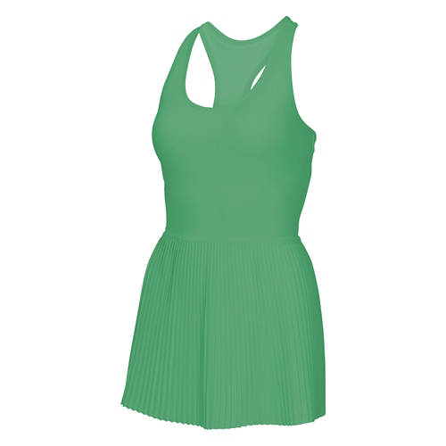 Ladies Premium Sleeveless Athleisure Dress, Green, L Product Image Front shot 01