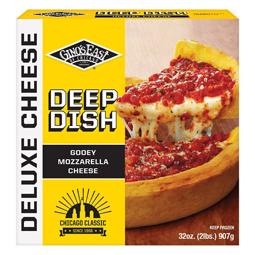 Gooey Mozzarella Cheese Deep Dish Pizza, 32 oz