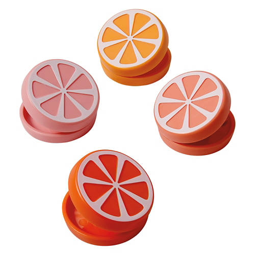 4 Piece Citrus Shaped Bag Closure Clips