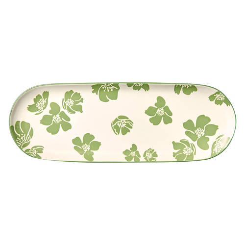 Stoneware Platter, Green