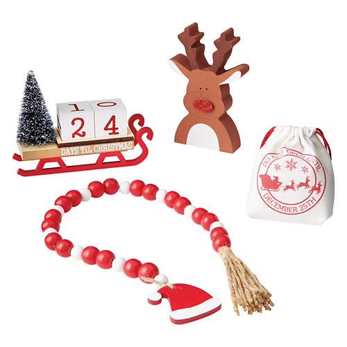 Holiday Tray Objects Collection - Santa Clause