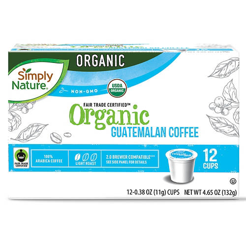 Fair  Trade Organic Guatemalan Light Roast Coffee Pods, 12 count