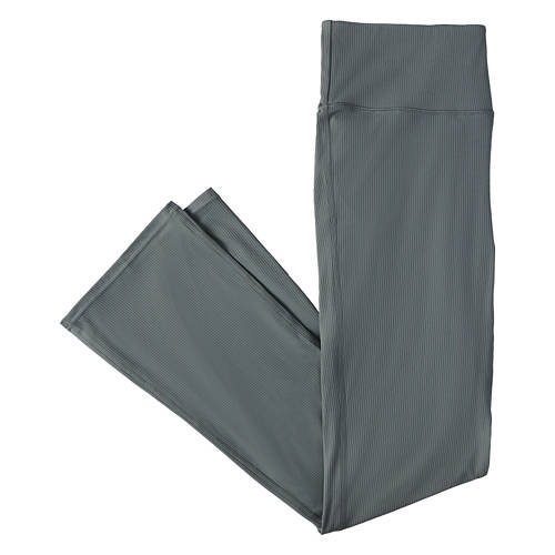 Ladies Yoga Pants - Grey Flare, XL