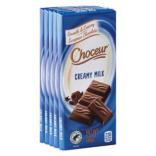 Milk Mini Chocolate Bars, 5 count Product Image Front shot 01