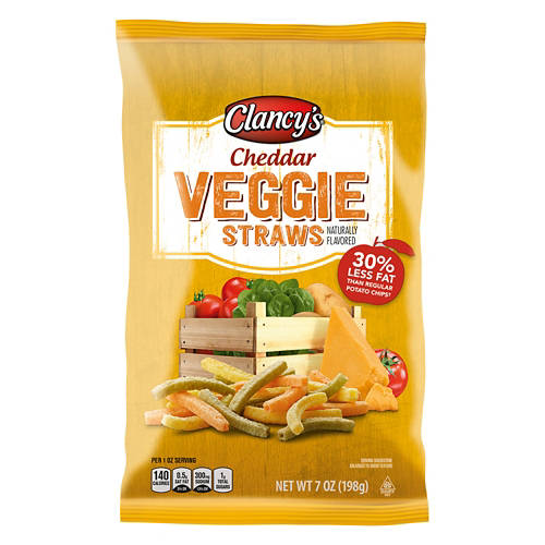 Cheddar Veggie Straws, 7 oz Product Image Front shot 01