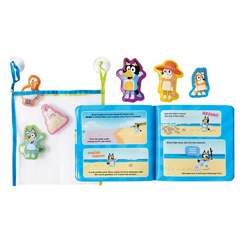 Childrens Waterproof Bath Time Book - Bluey