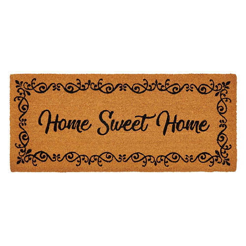 20" x 46" Coir Door Mat - Home Sweet Home