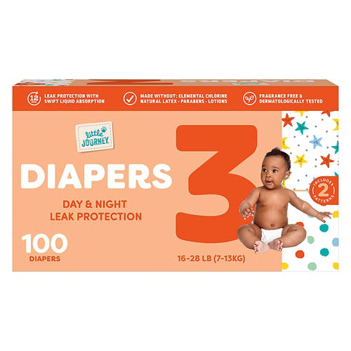 Club Pack Diapers Size 3, 100 count