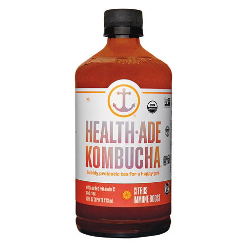 Citrus Immune Boost Kombucha Product Image Front shot 01
