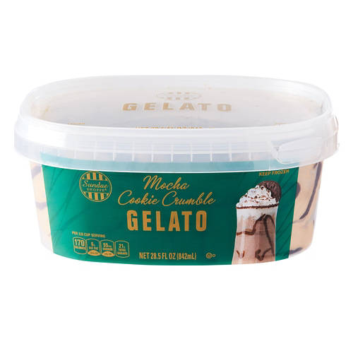 Mocha  Cookie Crumble Gelato, 28.5 Fl oz Product Image Front shot 01