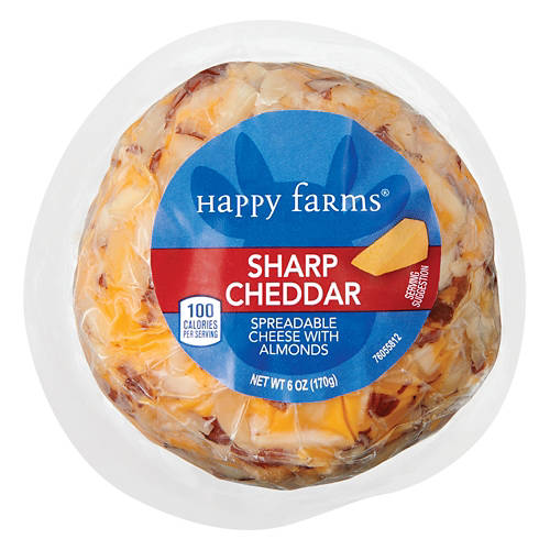 Sharp Cheddar Deli Style Cheese Ball, 6 oz Product Image Front shot 01
