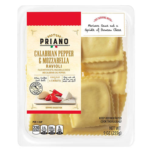 Calabrian Pepper & Mozzarella Ravioli, 9 oz