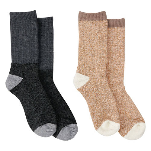 Ladies Thermal Socks - Black/Tan