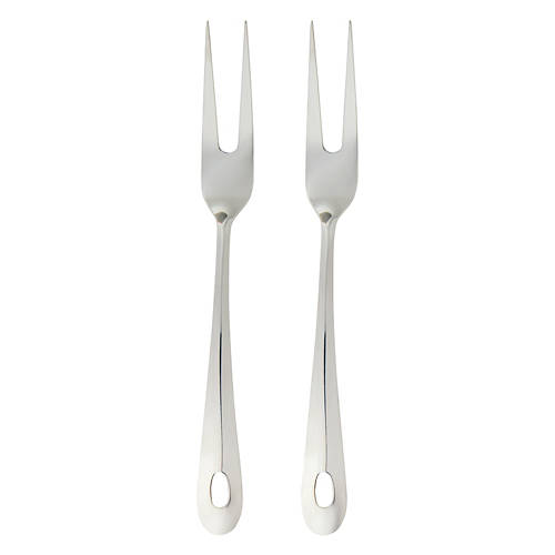 2 Piece Stainless Steel Utensil Set - Serving Fork