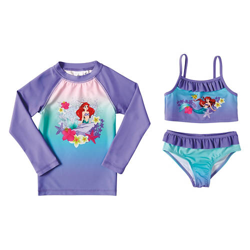 Children's Ariel Character Swimsuit Set - S