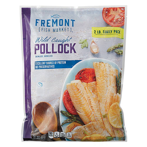 Family Size Wild Caught Pollock Fillets, 32 oz