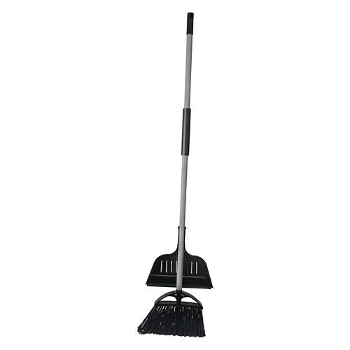 Angled Broom with Dust Pan