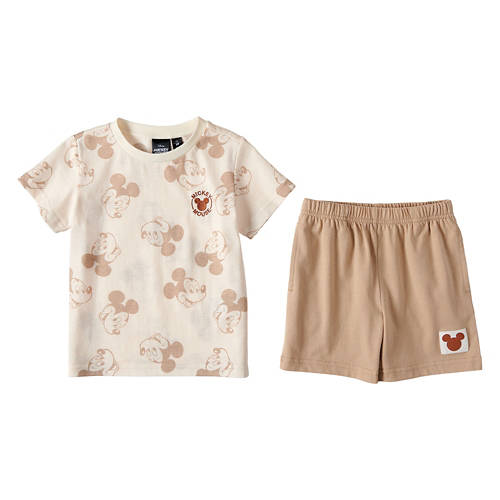 Toddler Boy's Short Set - Beige, 2T