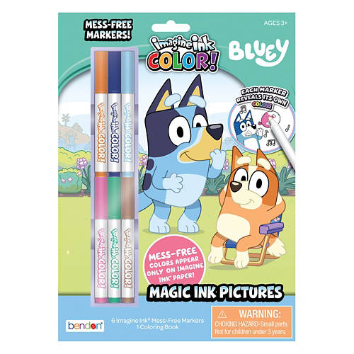 Magic Ink Coloring Pad - Bluey