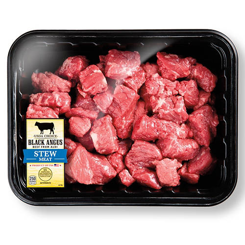 Black Angus Beef Choice Boneless Stew Meat Product Image Front shot 01