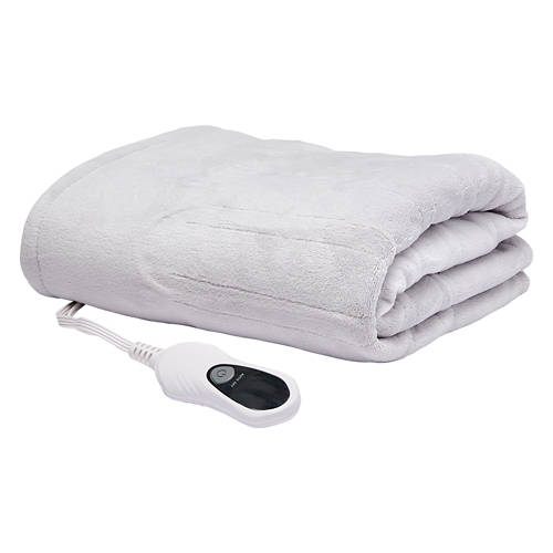 50” x 60” Heated Throw - Gray