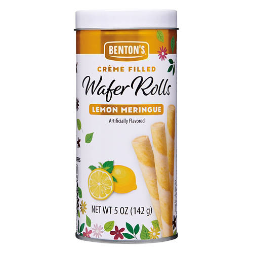 Summer Lemon  Creme Filled Wafer Rolls, 5 oz Product Image Front shot 01