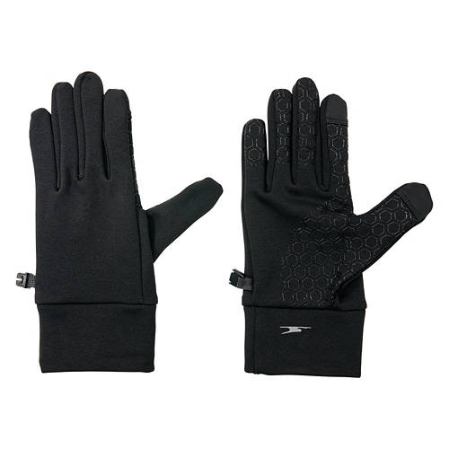 Men's Touch Screen Winter Gloves - Black, L