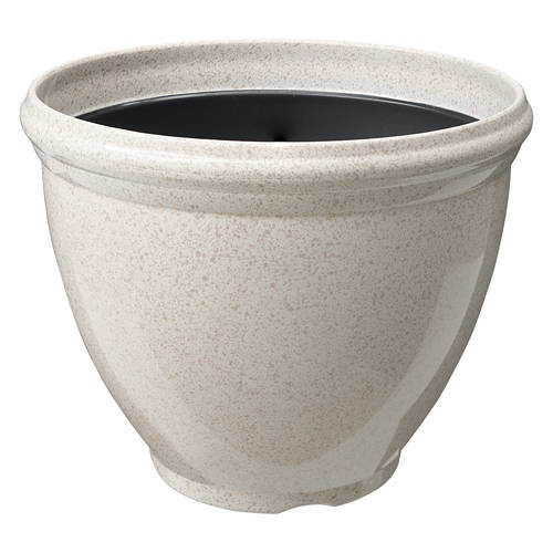20" Light Weight Planter, White