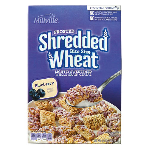 Blueberry Frosted Shredded Wheat Cereal, 16 oz