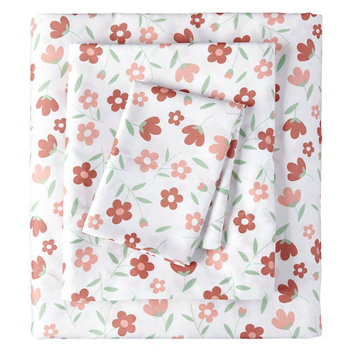 3 Piece Twin Sheet Set, Floral