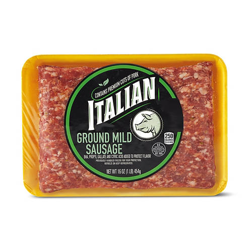 Ground Mild Italian  Sausage, 16 oz