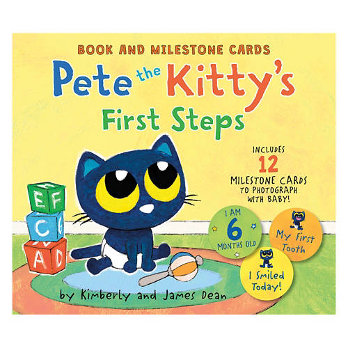 Kid's Fall Board Book Pete the Kitty's First Steps