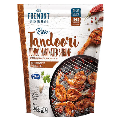 Tandoori  Marinated Butterfly Shrimp, 12 oz Product Image Front shot 01