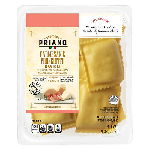 Parmesan & Prosciutto Ravioli, 9 oz